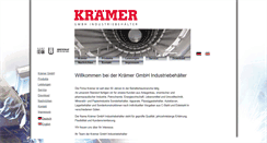 Desktop Screenshot of kraemer-industriebehaelter.de